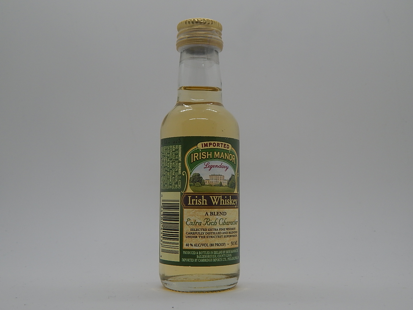 IRISH MANOR Irish Whiskey